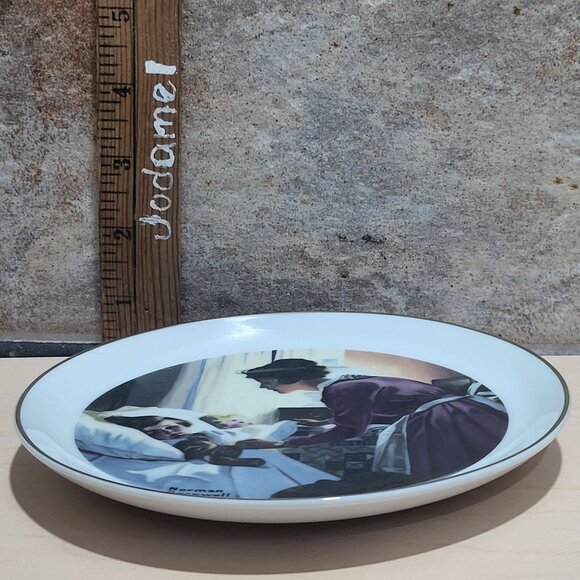 Vintage Norman Rockwell Mothers Love Collectors Plate - Picture 10 of 10